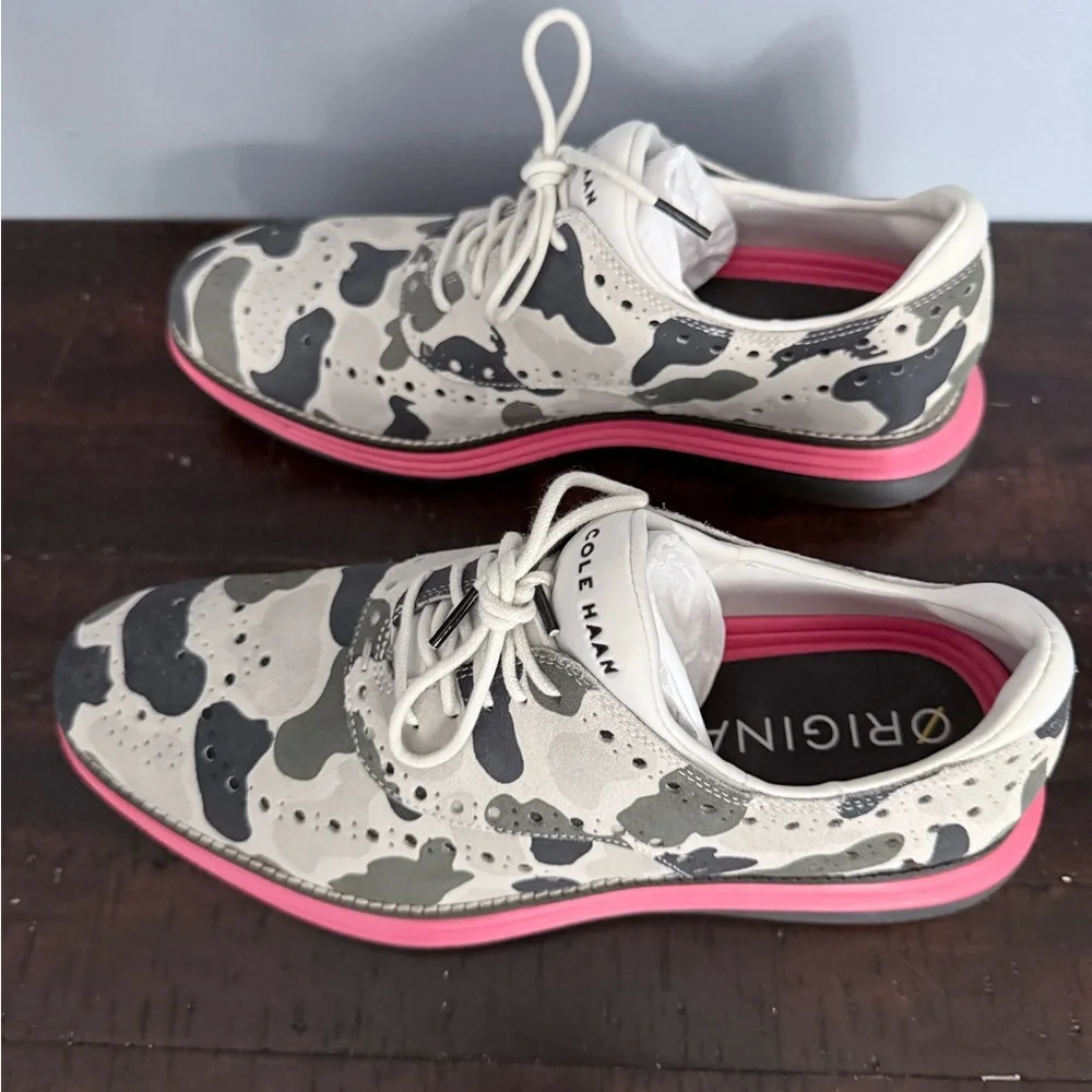 Cole Haan Grand360 Men’s Camo Oxfords NWOB - Picture 2 of 3